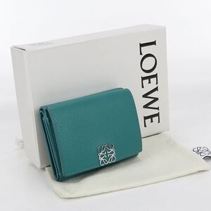 Loewe Trifold Wallet Anagram C821tr2x02 Trifold Wallet Calf Women's